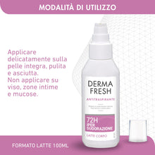Carica l'immagine nel visualizzatore di Gallery, Dermafresh Iper-Sudorazione 72H Deodorante Antitraspirante Latte, 100 ml