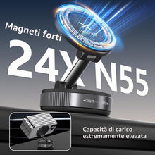 Carica l'immagine nel visualizzatore di Gallery, Supporto da auto magnetico con ventosa per telefono cellulare Magsafe, Supporto telefono auto a ventosa ultra regolabile