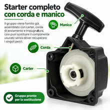 Carica l'immagine nel visualizzatore di Gallery, Topolenashop Avviamento a Strappo per Decespugliatore 33CC 43CC 52CC – Starter Autoavvolgente con Carter, Corda e Manico