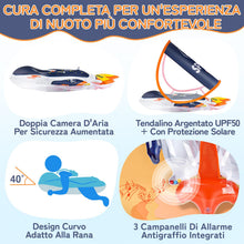 Carica l'immagine nel visualizzatore di Gallery, IEEILULU Salvagente Neonato, Salvagente Neonato con Parasole e Seggiolino, Ciambella Mare, Galleggiante per Bambini Ciambella Gonfiabile per Piscina, Spiaggia, Vacanze da 6 a 36 Mesi