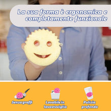 Carica l'immagine nel visualizzatore di Gallery, Scrub Daddy Scrub Mommy, Spugna Abrasiva Cucina su Due Lati, Alternativa Prodotti Cucina ai Panni Non Graffiati, Spugna Faccina Sorridente per Lavello, Bagno e Doccia, FlexTexture, Assortita, 2 pz