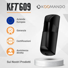 Carica l'immagine nel visualizzatore di Gallery, koomando Fotocellule Universali cancello KFT609 da Esterno,12V/24V AC/DC, Orientabili 180° Doppio LED di Stato, Certific