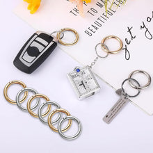 Carica l'immagine nel visualizzatore di Gallery, 32 Pezzi Scatto Molla Rotonda Accessori per Borse e Zaini (Argento&amp;Oro)