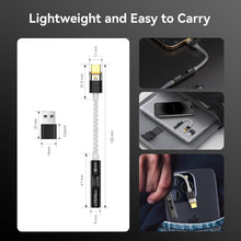 Carica l'immagine nel visualizzatore di Gallery, CCZ CM01 Adattatore per cuffie DAC da USB C a jack da 3,5 mm MAX97220 Amp Conexant CX31993 Chip di decodifica, convertit