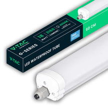 Carica l'immagine nel visualizzatore di Gallery, V-TAC Plafoniera LED Impermeabile 60 CM da Esterno - 18W - PRO SERIES - Lampada Rettangolare da Soffitto e Parete - 2160