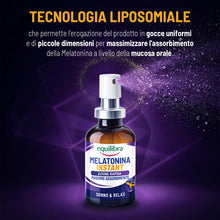 Carica l'immagine nel visualizzatore di Gallery, Equilibra Melatonina Liposomiale Spray, 240 Spruzzi, 60 Notti