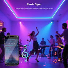 Carica l'immagine nel visualizzatore di Gallery, CUQI Striscia LED da 20M per Esterni, Impermeabile IP68 Striscia LED RGB per Esterni Supporta il Controllo Tramite Telec
