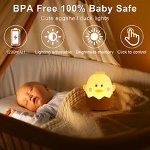 Carica l'immagine nel visualizzatore di Gallery, Luce Notturna per Bambini in Silicone, Luce Notturna Ricaricabile Tramite USB, Luce Notturna per Bambini con Funzione To