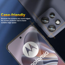 Carica l'immagine nel visualizzatore di Gallery, QULLOO Vetro Temperato per Motorola Moto Edge 50 Neo, 2 Pezzi Pellicola Protettiva e 2 Pezzi Pellicola Fotocamera, Durez