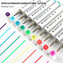 Carica l'immagine nel visualizzatore di Gallery, 100 Colori Marker Pennarelli, Marker Pen Pennarello Doppia Punta Pennarelli, Pennarelli per Adulti, Calligrafia, Disegni e Illustrazioni