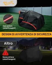 Carica l'immagine nel visualizzatore di Gallery, 420D Copertura per Tosaerba Impermeabile Coperture per Trattorino Tagliaerba Copri Trattore da Esterno Anti-UV con Nastr
