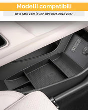 Carica l'immagine nel visualizzatore di Gallery, YEE PIN Vassoio Organizer Box Sotto la Console Centrale per BYD Atto 2 2025 2026 2027, Console Centrale Base Box Auto Co