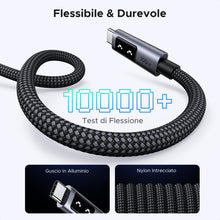 Carica l'immagine nel visualizzatore di Gallery, UGREEN Uno Cavo USB C 100W Nylon Intrecciato Ricarica Rapida (2M)