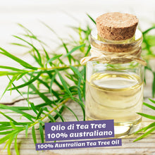 Carica l'immagine nel visualizzatore di Gallery, Tea Tree Oil 10ml - Olio Tea Tree puro biologico - anti acne, brufoli e punti neri - Olio Essenziale di Albero del Tè pe
