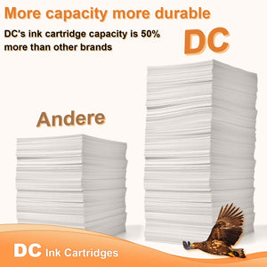 D&C Compatibili Cartucce d'inchiostro Sostituzione per Epson 27 27XL per Epson WorkForce WF-3600 WF-3620 DWF WF-3620 WF WF-3640DTWF WF-7110DTW WF-7210DTW WF-7600 WF-7610DWF WF-7620 (10-Pack)