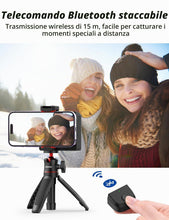 Carica l'immagine nel visualizzatore di Gallery, ULANZI CapGrip CG02 Smartphone Grip, Impugnatura per Smartphone con Telecomando Bluetooth, iPhone Camera Grip con Luce R