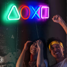 Carica l'immagine nel visualizzatore di Gallery, Insegna al neon del giocatore, Insegne al neon da gioco a LED USB/interruttore, decorazione grafica al neon Segno Sala G