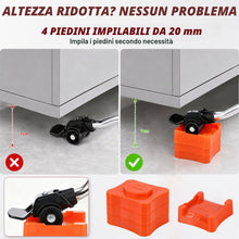 Carica l'immagine nel visualizzatore di Gallery, JIANTA Sposta Mobili Pesanti con 4 Carrelli, Set Sollevatore Mobili 500 kg
