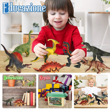 Carica l'immagine nel visualizzatore di Gallery, FRUSE Dinosauri Giocattolo per Bambini con 12 Educativi Figure di Dinosauro