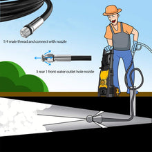 Carica l'immagine nel visualizzatore di Gallery, Monave 10m Sonda Sturatubi Compatible con Karcher/Lavor/Bosch Idropulitrice, Tubo Idropulitrice Per K2 K3 K4K5 K7 Access