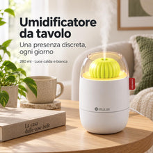 Carica l'immagine nel visualizzatore di Gallery, MULIN Mini umidificatore da 280 ml, per camera da letto/cameretta dei bambini/piante, Autonomia 6 Ore, 28 dB, silenzioso