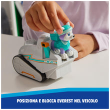 Carica l'immagine nel visualizzatore di Gallery, Paw Patrol, spazzaneve di Everest, veicolo giocattolo con action figure da collezione, giocattoli orientati alla sosteni