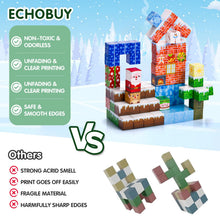 Carica l'immagine nel visualizzatore di Gallery, ECHOBUY Costruzioni Magnetiche Natale, 150 Pezzi Blocchi Magnetic per Bambini Giochi Cubi Magnetic Building Blocks dai 3+ Giocattoli Montessori STEM Regali di Natale