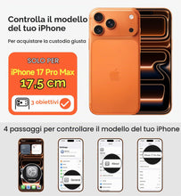 Carica l'immagine nel visualizzatore di Gallery, SURITCH Cover Magnetica compatibile con iPhone 17 Pro Max, alloggiamento a prova di urti custodia protettiva con coperch