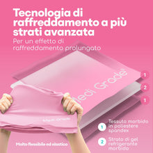 Carica l'immagine nel visualizzatore di Gallery, Medi Grade Cuffia Emicrania in Gel Refrigerante a Copertura Totale, Rosa
