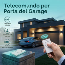 Carica l'immagine nel visualizzatore di Gallery, 2 Pezzi Telecomando Cancello 868MHz 4 Canali