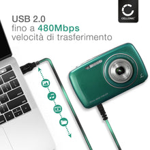 Carica l'immagine nel visualizzatore di Gallery, CELLONIC 1x USB A Cavo dati compatibile con Olympus FE-230, VR-310