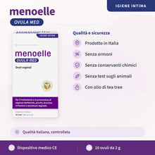 Carica l'immagine nel visualizzatore di Gallery, menoelle Ovula med ovuli vaginali secchezza vaginosi candida acido borico