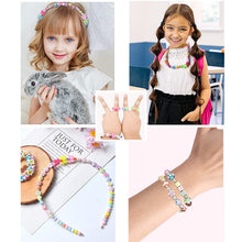 Carica l'immagine nel visualizzatore di Gallery, Elekin Bambini Perline, 800+ Set di Perline Fai Da Te per Bambini, Braccialetti Fai Da Te, Collane, Perline per Bracciale, Kit per la Creazione di Gioielli Colorati