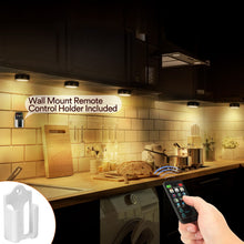 Carica l'immagine nel visualizzatore di Gallery, Onumii Luce LED Sottopensile Cucina a Batteria, Con Telecomando, Adesive e Colorate per Armadio, Guardaroba, Libreria, S