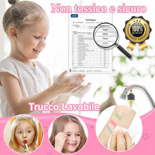 Carica l'immagine nel visualizzatore di Gallery, Heaning Trucchi Bambina Regalo Bambina Giocattoli - Trousse Valigetta Trucchi Bambina Giochi Bambina trucchi Halloween Natale Compleanno Giochi Bambini Regalo Bambina 3 4 5 6 7 8 9 10 11 12 Anni