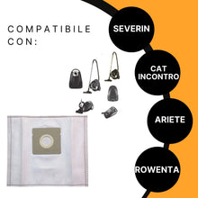 Carica l'immagine nel visualizzatore di Gallery, 8 Sacchetti Aspirapolvere Rowenta Compatibili - Sacchetti per Aspirapolvere Rowenta in TNT con Filtrazione Avanzata - Modello RW19 TNT