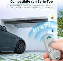 Carica l'immagine nel visualizzatore di Gallery, Telecomando compatibile con C@me,3 Pezzi Telecomando Cancello 432EV,EE,NA,433,92 MHz 2 Canali Compatibile 432EV,EE,NA(In