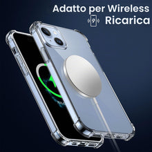 Carica l'immagine nel visualizzatore di Gallery, Melomon Cover per iPhone 15 (6,1 Pollici), Custodia Trasparente per Assorbimento degli Urti con Paraurti in TPU Morbido,
