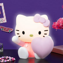 Carica l'immagine nel visualizzatore di Gallery, Get Trend Hello Kitty Sanrio Silicone Luce 3D, Ricaricabile Tramite USB LED Lampada Anime, 3 Modalità Luce Telecomandate