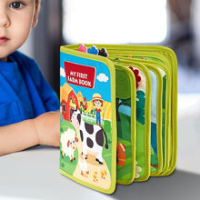 Carica l'immagine nel visualizzatore di Gallery, Grillix Libro Montessori interattivo 1 anno, Pannello di Feltro attività, Giochi Montessori 1-6 Anni
