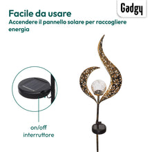 Carica l'immagine nel visualizzatore di Gallery, Gadgy Set 2 Lanterne Solari da Esterno LED