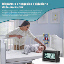 Carica l'immagine nel visualizzatore di Gallery, Termometro digitale per interni, mini igrometro, termometro da interni, per rettili, igrometro digitale, per ufficio, cu
