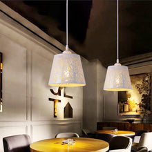 Carica l'immagine nel visualizzatore di Gallery, Interna Plafoniera E27 LED Sospensione Bianco industriale illuminazione cucina soggiorno sala da pranzo lampada da camer