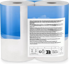 Carica l'immagine nel visualizzatore di Gallery, by Amazon Carta Igienica (Rotolo Maxi) Trapuntata a 2 Veli, Morbida e Delicata, 4 Rotoli (1 Confezione da 4), 500 Strappi per Rotolo