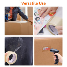 Carica l'immagine nel visualizzatore di Gallery, Amazon Basics Nastro da imballaggio, da 50 mm x 55 m, spessore di 0.07 mm (12 rotoli), trasparente