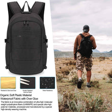 Carica l&#39;immagine nel visualizzatore di Gallery, Tzowla Zaino Porta PC Universitari Uomo e Donna,Zaino da Viaggio Impermeabile Antifurto di Ricarica USB e Serratura per Notebook da 15/15,6 Pollici,Zaino da Giorno Sottile Lavoro Business-Nero