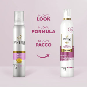 Pantene Pro-V Spuma Ricci Perfetti, Nutriente E Termoprotettiva, Con Olio Di Cocco, Ricci Definiti Per Tutto Il Giorno, 200ML