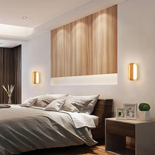 Carica l'immagine nel visualizzatore di Gallery, Applique LED da Parete Interno 13W in Legno Moderno