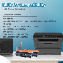 Carica l&#39;immagine nel visualizzatore di Gallery, TN2420 Compatibile Toner Brother MFC L2710DW TN2420 Toner Brother MFC L2710DN Toner Brother MFC L2730DW Toner TN 2420 Brother TN2410 MFC-L2710DW MFC-L2750DW DCP-L2510D HL-L2350DW DCP-L2550DN (2 nero)