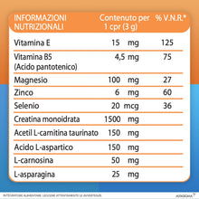 Carica l'immagine nel visualizzatore di Gallery, Carnidyn Plus Integratore Alimentare per Stanchezza Mentale e Fisica, 18 Compresse Masticabili Senza Acqua da 3g, Gusto 
